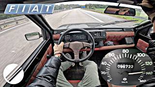 1989 Fiat Panda 750 *34HP* TOP SPEED DRIVE ON GERMAN AUTOBAHN 🏎