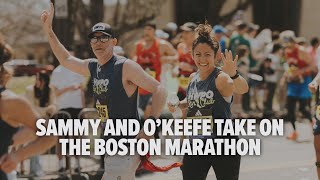 Sammy and O'Keefe Take on the BOSTON MARATHON