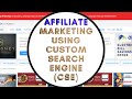 Affiliate Marketing Using Custom Search Engine - In Hindi || Get 20-30% More Leads