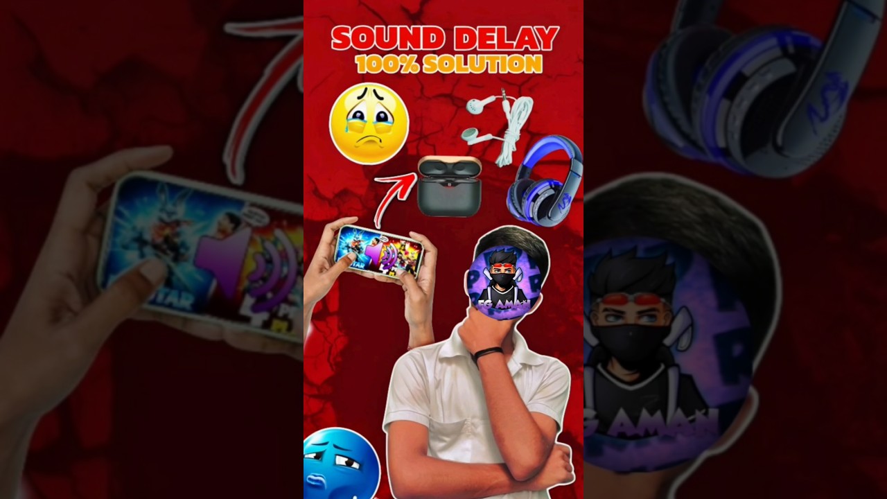 Free Fire 🔥 Sound Delay 😰 Problem Solution 🤯☠️ 