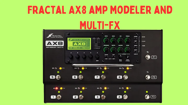 Fractal AX8 amp modeler and multi FX