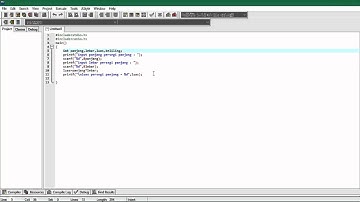 program operasi luas dan keliling persegi panjang