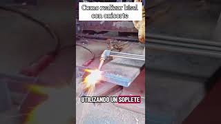 Que es un bisel #soldadura #usa #welding #tools