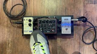 Trial single pre DI + Freethetone ambi space reverb + Mxr m-109s