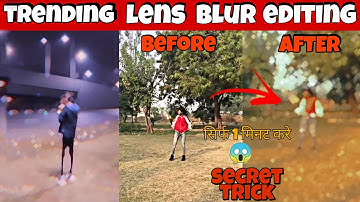 Raat Ka Nasha Abhi Trending 😱🔥Video Editing | Viral Lens Blur Effect⚡100% viral 🔥|| Halo Blur Effect