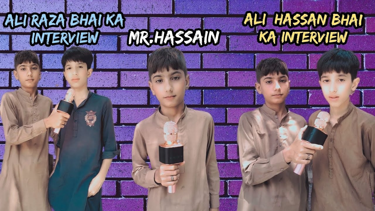 Ali bhai ka interview or Ali Raza bhai Ka interview m.r Hussain 🥰 Jutt ...