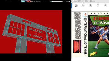 International 3D Tennis (128K) (Erbe Software) - ZX Spectrum - Retro Virtual Machine