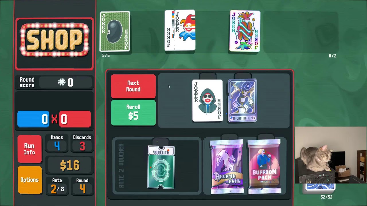 Diving back into Balatro with MAXIMUM risk