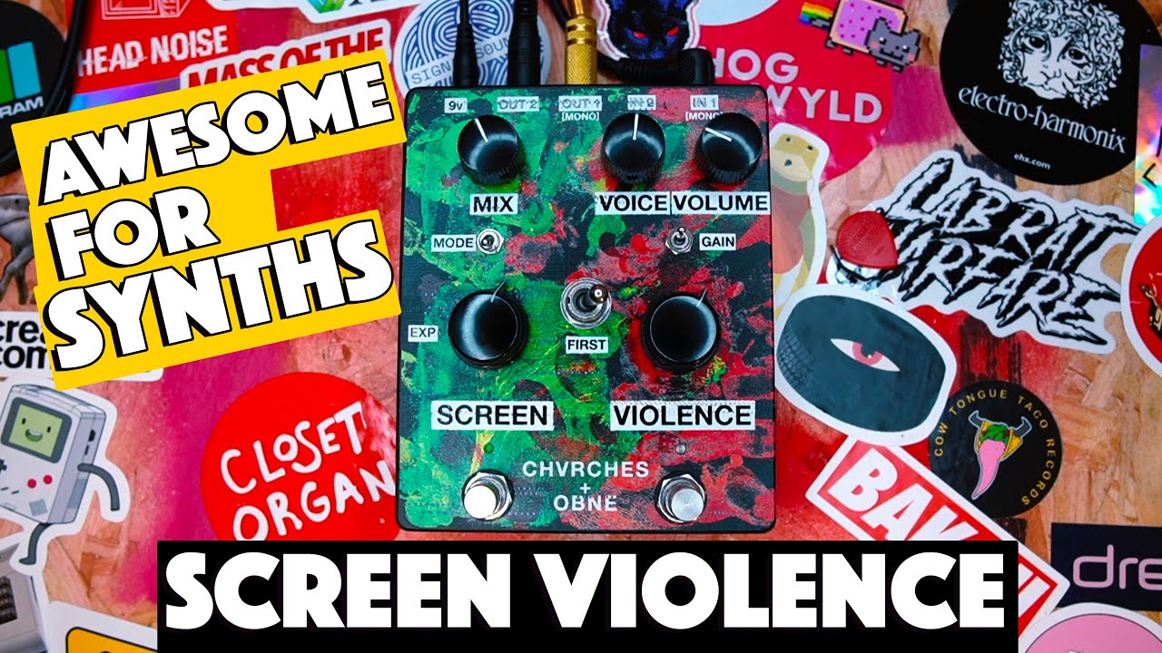 ギター OBNE SCREEN VIOLENCE Guitar Pedal X - GPX Blog - OBNE collaborates with CHVRCHES