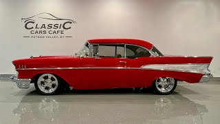 SOLD For Sale: Spectacular Pro-Touring 57 Chevy BelAir Resto-Mod. Art Morrison Chassis.