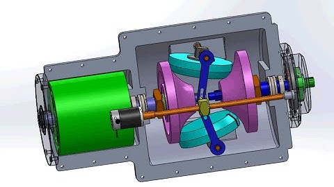 Variable Transmission Mechanism – 3D Animation in SolidWorks