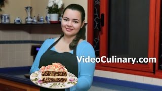 Zebra Cake with White Chocolate Frosting - VideoCulinary