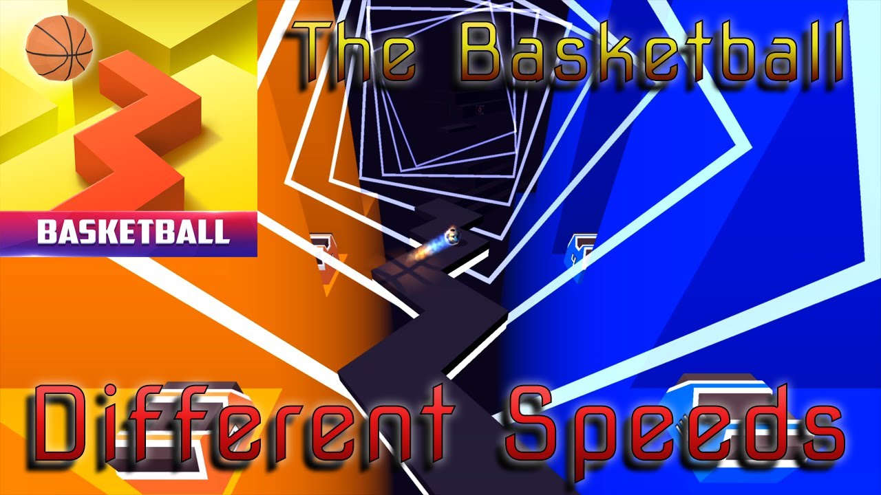 Dancing Line - The Basketball (Different Speeds)