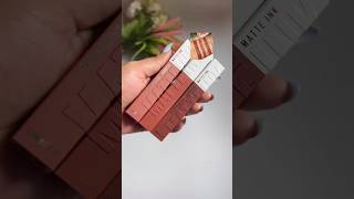 Maybelline super stay matte ink in jaade entertainer Amazonian renegade for brown lips . Duskyskin