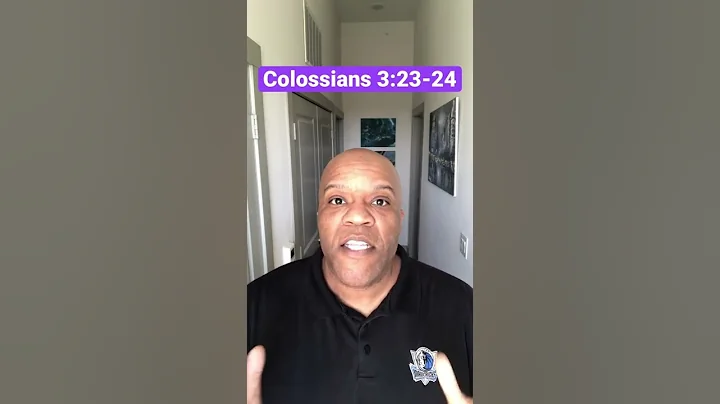 Scripture for today - Colossians 3:23-24 | Meditate Word | Bible Audio