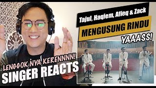 Tajul, Haqiem Rusli, Afieq Shazwan & Zack Zakwan - Mengusung Rindu REACTION