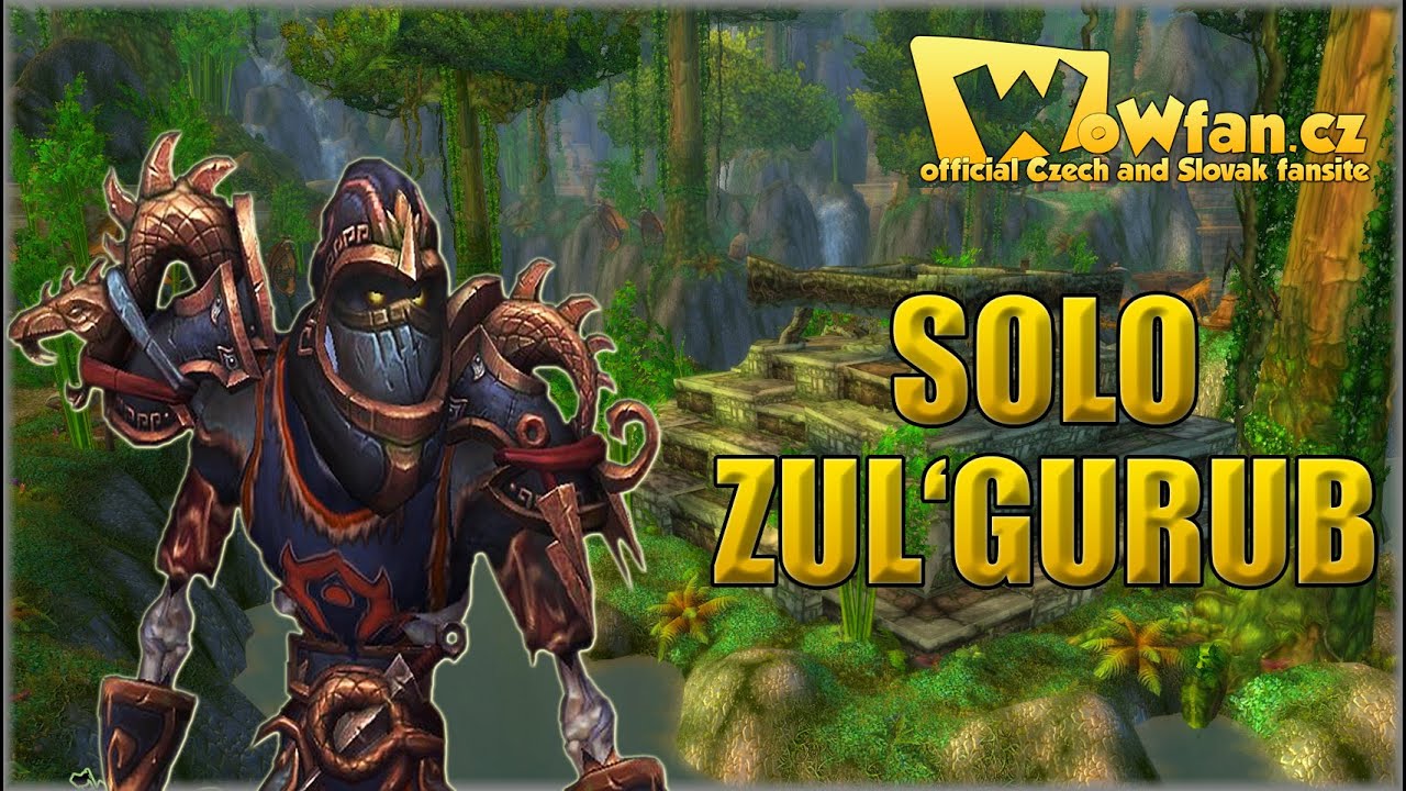 WoW - Solo Zul'Gurub (2x mount) CZ - YouTube