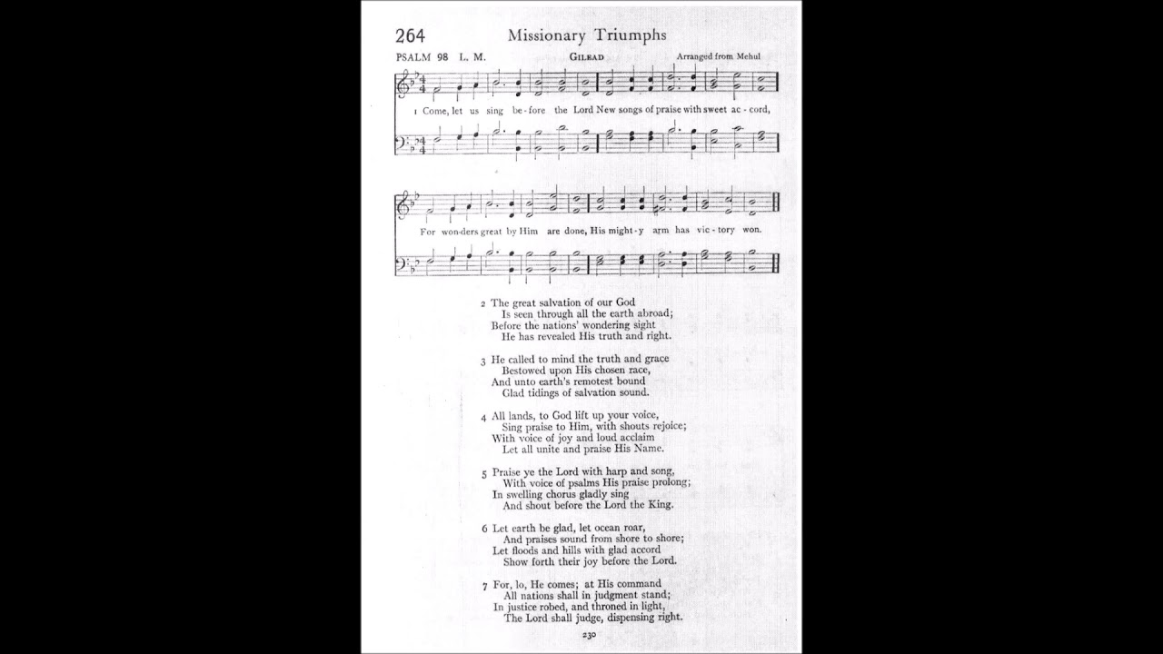 Come, Let Us Sing Before the Lord (Gilead)