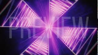80s Retro Flight Through Pink Grid Tunnel (Animated Background)