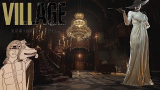 checking out the resident evil 8 village castle demo with commanderwolfman