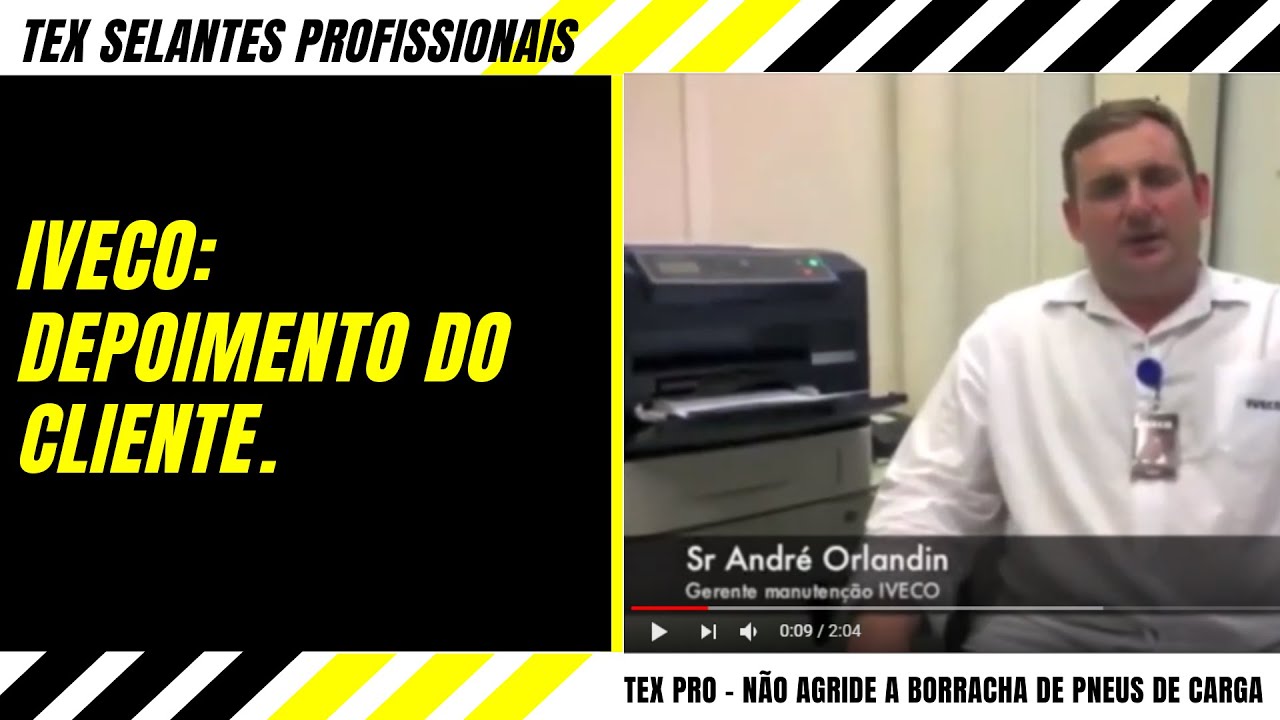 Vídeo: Depoimento Iveco - selante de pneu blindando pneus contra furo no interior da fábrica Iveco