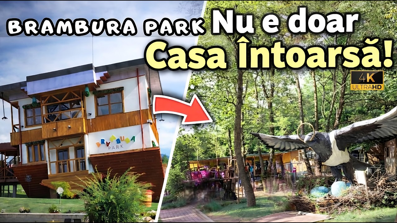 Brambura Park Sibiu – Casa Întoarsă, mini zoo și trenuleț pentru copii 4K60fps