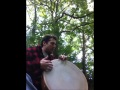 Yshai Afterman - Improvised Frame Drum solo by the river.