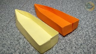 Cara Membuat Kapal Perahu Boat Kertas - Origami Perahu Boat dari kertas