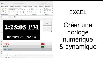 Transformer votre Excel en une horloge numérique dynamique (Code VBA)