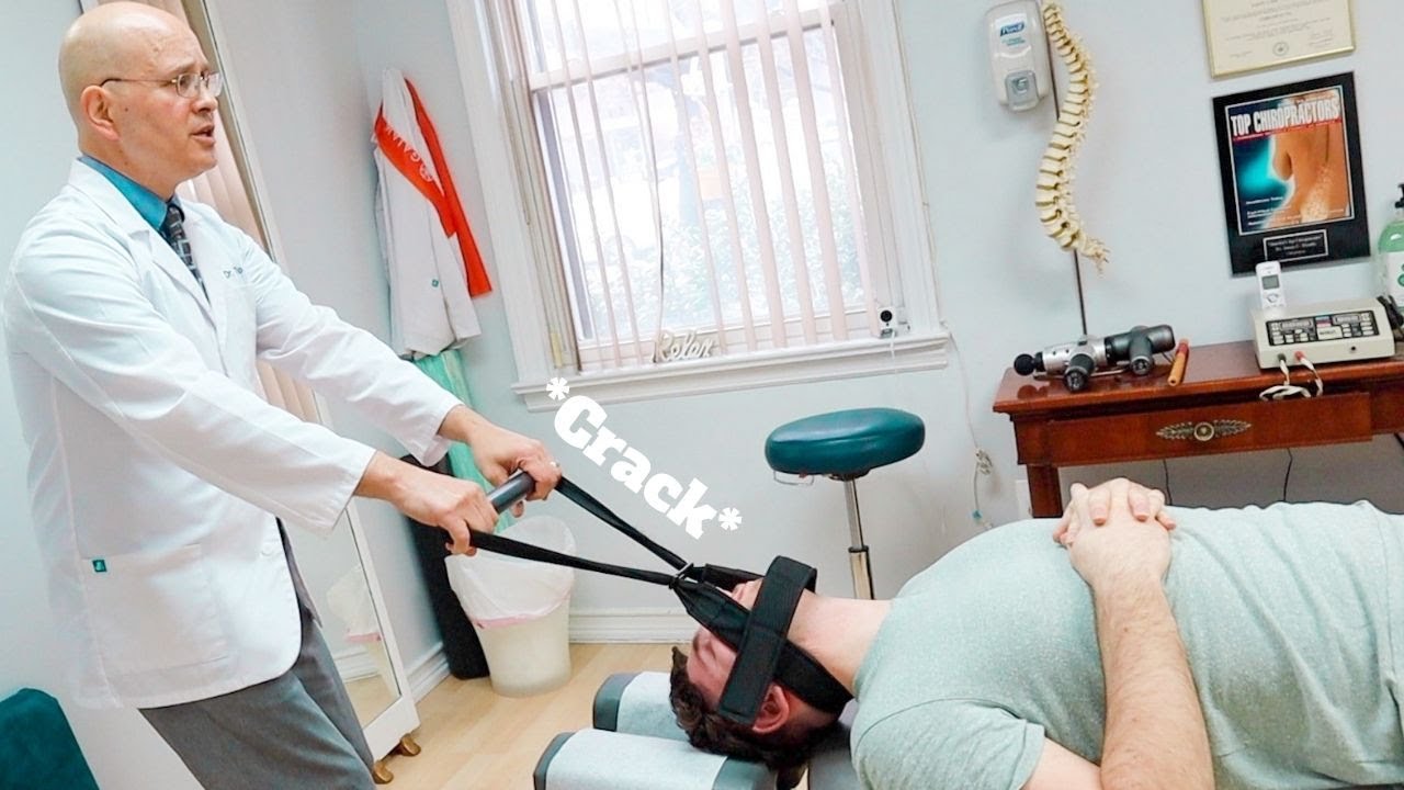 *SATISFYING* Y Strap Adjustment *HAMMER TAPPING ASMR* Chiropractic