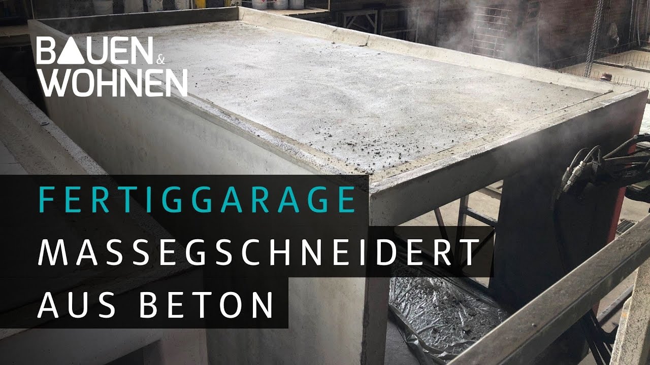 Fertiggarage: maßgeschneidert aus Beton I BAUEN & WOHNEN