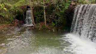 Haizea Indartsu Udazkeneko Ostoak Mugitzen Eta Ibaiak Ur Emari Dexente Kin Urola Ibaia Irudietan