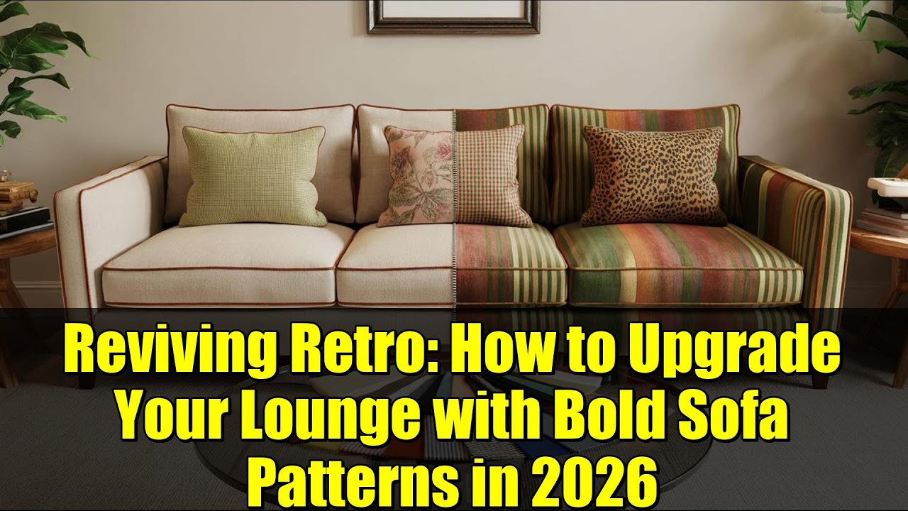 Reviving Retro: How to Upgrade Your Lounge with Bold Sofa Patterns in ...