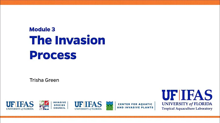 Aquatic Invasive Species Module 3:  The Invasion Process