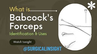 Babcock's tissue forceps