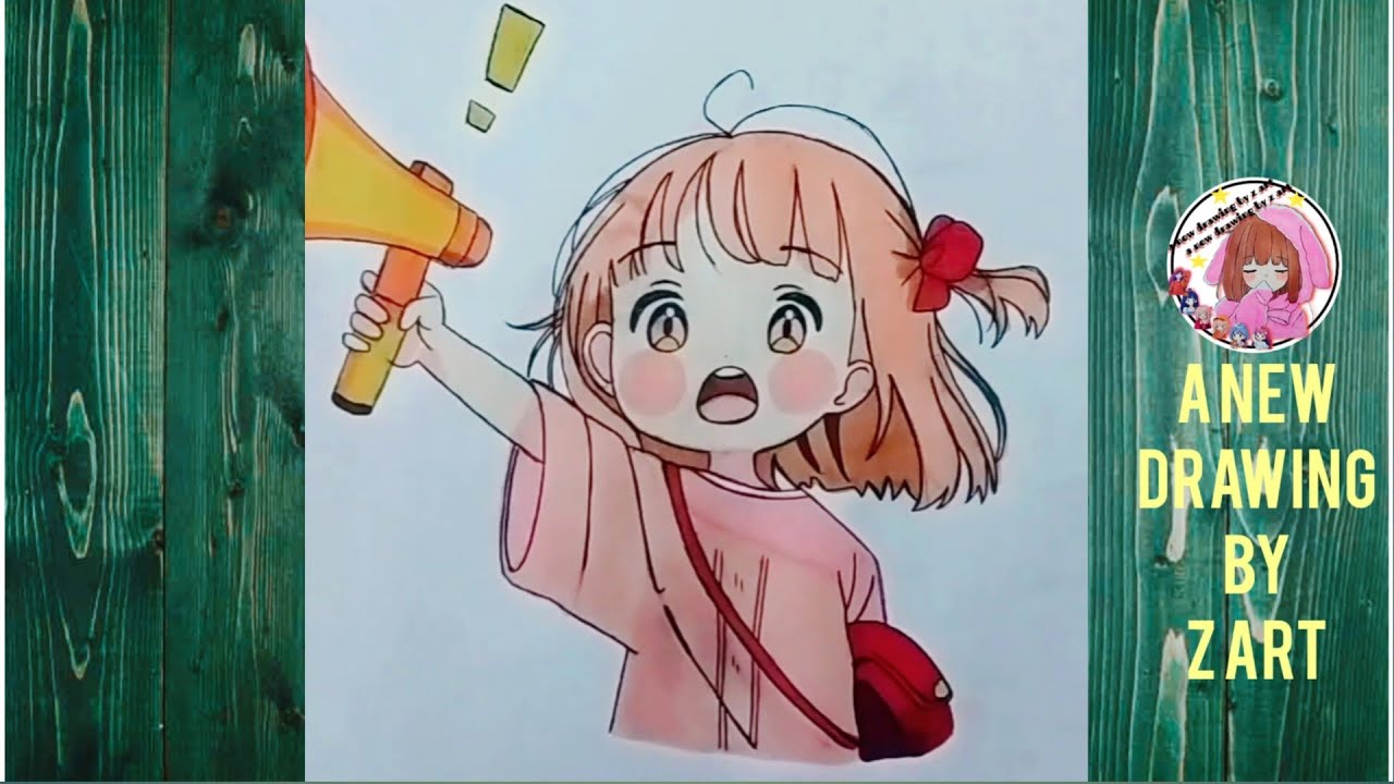 How to draw girl anime step by step | Girl anime drawing tutorial - YouTube
