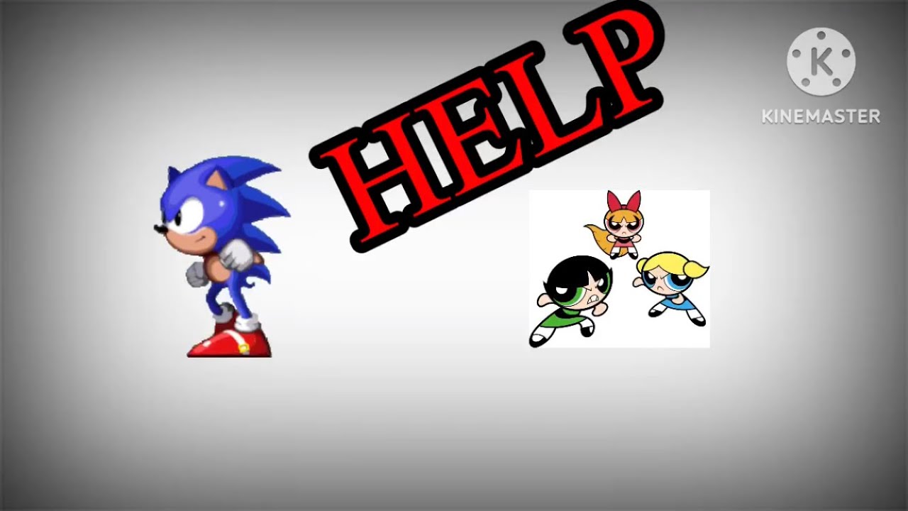 Sonic meets powerpuff girls