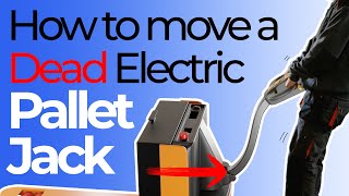 How to Move a Dead Electric Pallet Jack | Electric Pallet Jack Won't Move? | Pallet Jack Repair