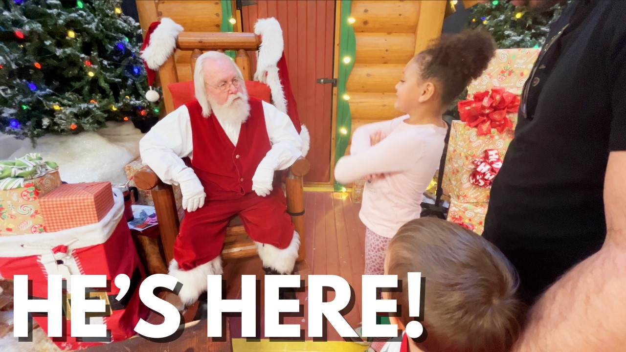 Visiting Santa At Bass Pro!