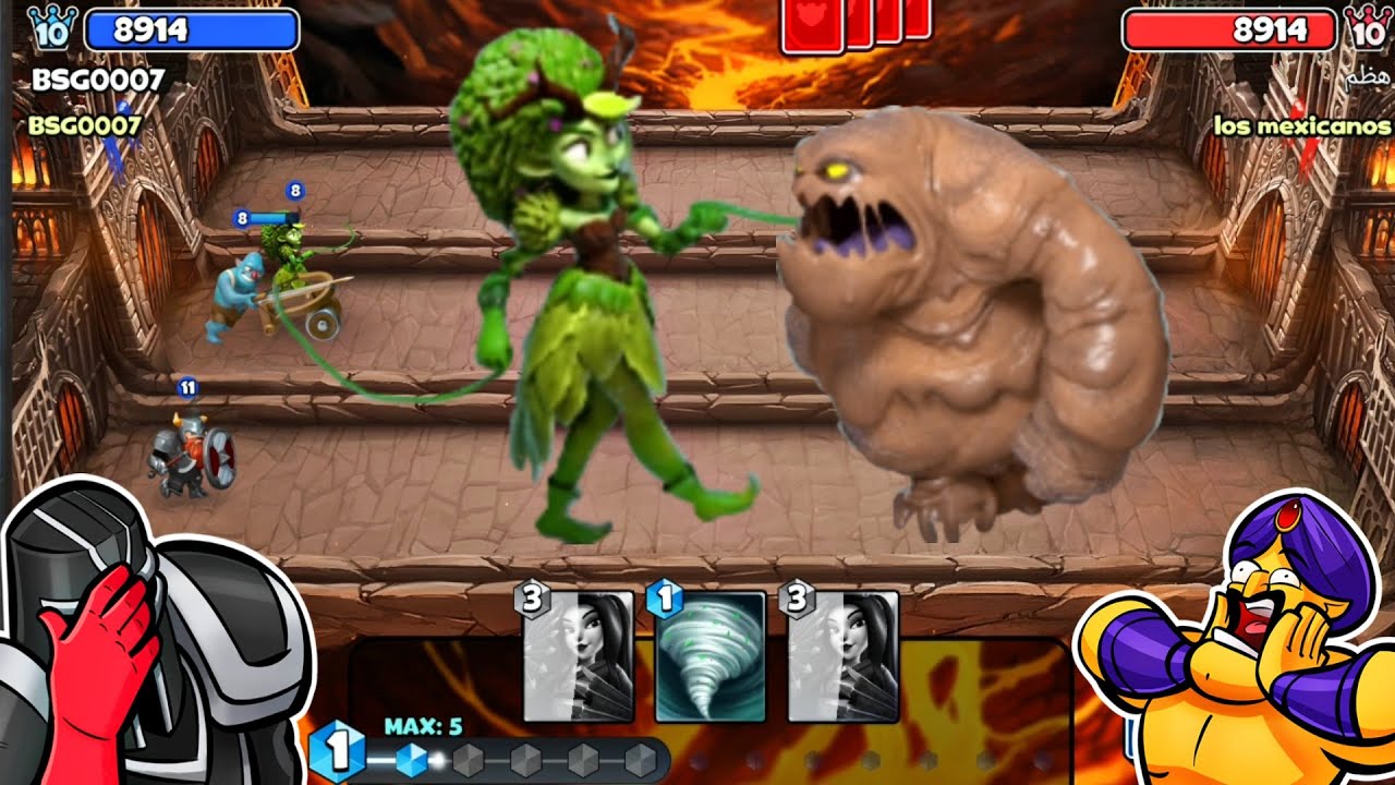 Castle Crush - HUGE DRYAD - STORM MODE Deck 🔥🏹🏰 