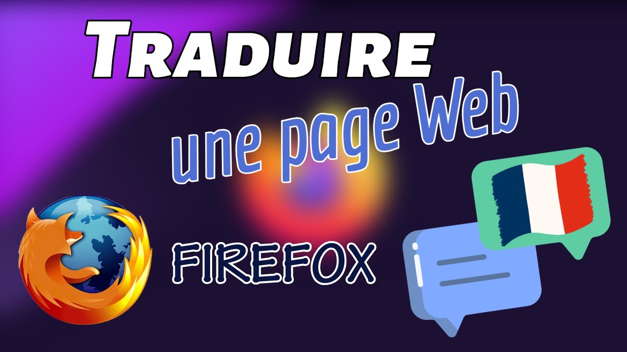 Traduire une page Web avec Firefox