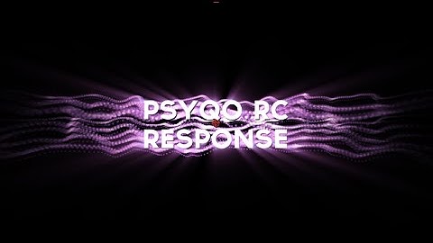 Psyqo RC Response - By Shockz (rushed)