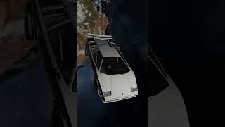 Lambo in space!?💀🌙#shorts #edit #caredit #space #lamborghinni