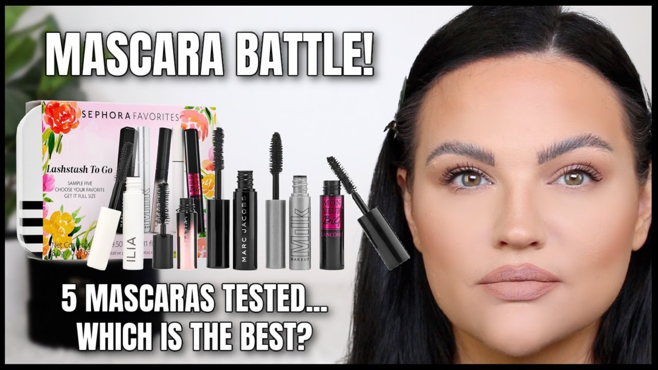 5 POPULAR MASCARAS TESTED! | SEPHORA LASHTASH REVIEW