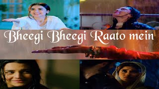 Pakistani multifandam ||Bheegi Bheegi Raato Mai ( Rain Theme)