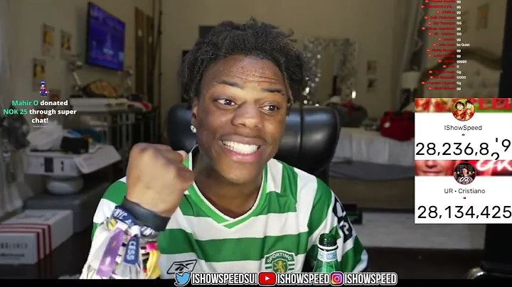 IShowSpeed! RONALDO ABOUT TO PASS ME IN SUBS!