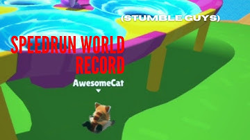 😀 My personal best speedrun world 😎 (Stumble Guys) | Super Slide | map 😀