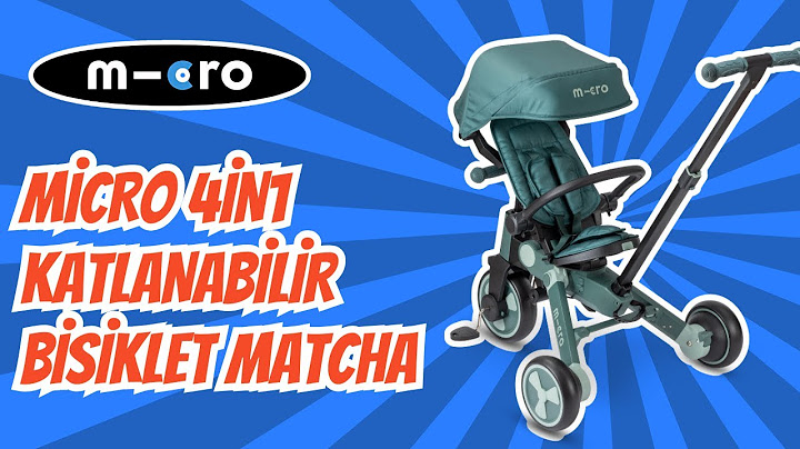 Micro Tricycle Kullanım