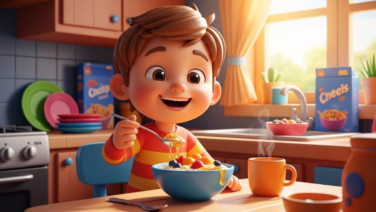 Healthy Morning Routine | Fun Baby Songs & Nursery Rhymes for Kids | morning routine song, healthy