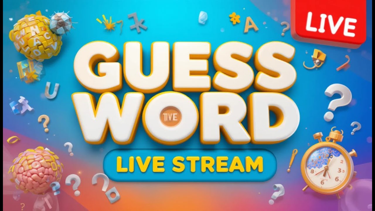 GUESS THE WORD 🔥 99% Fail Challenge | Live Word Puzzle Game 🧩 
